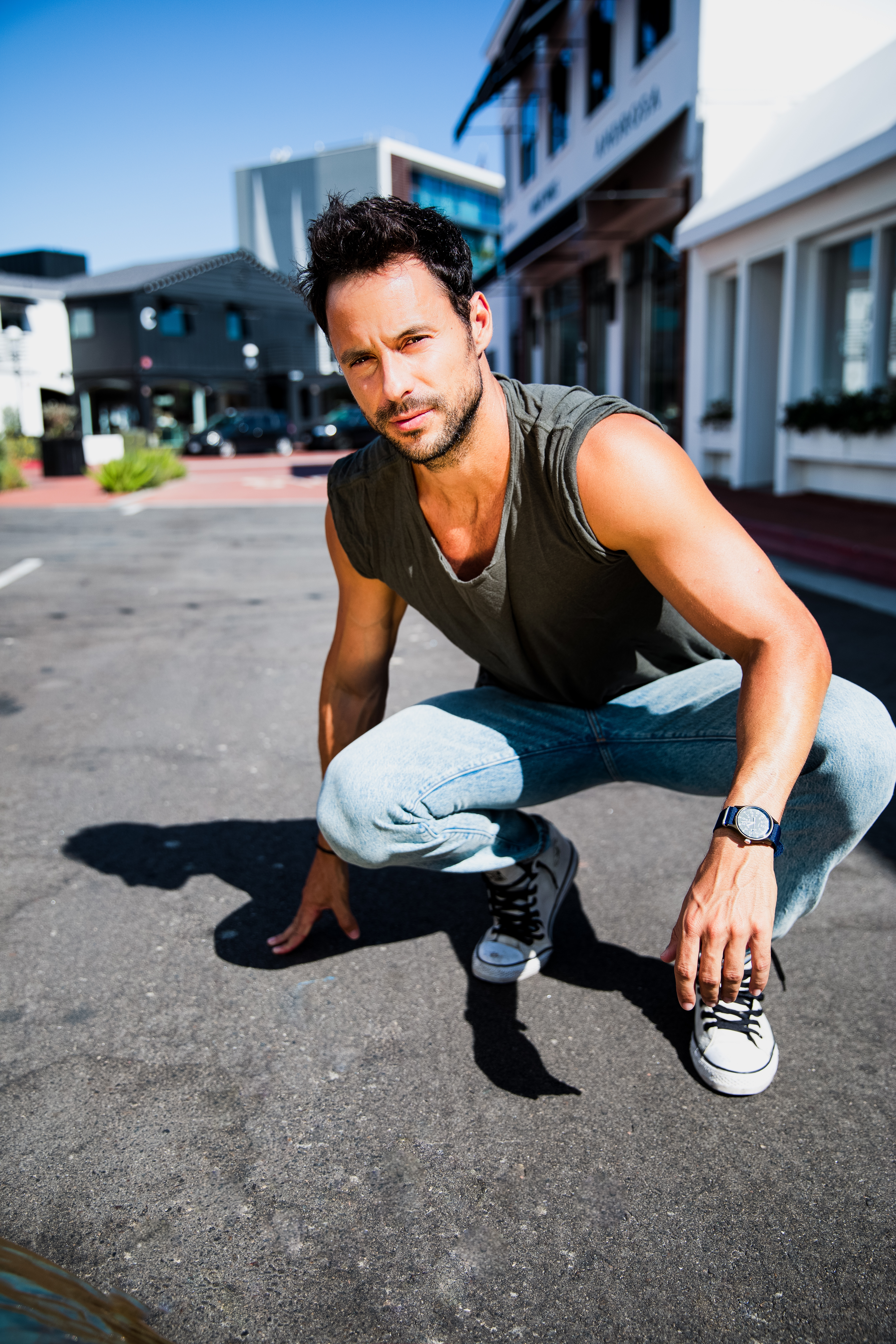 Newport Beach male model portrait lido marina village